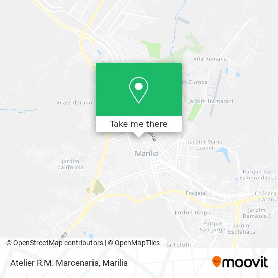 Atelier R.M. Marcenaria map
