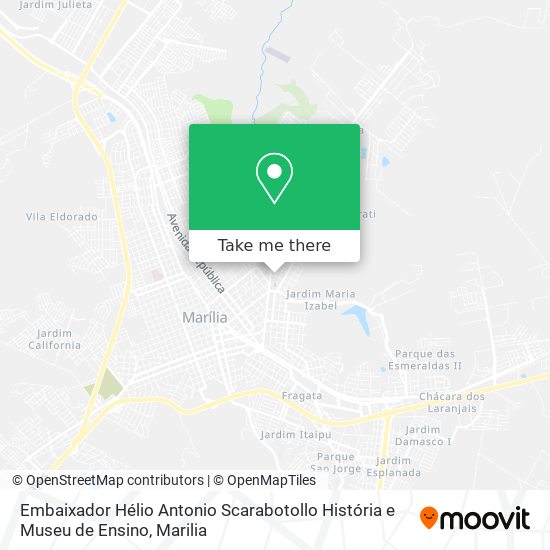 Embaixador Hélio Antonio Scarabotollo História e Museu de Ensino map