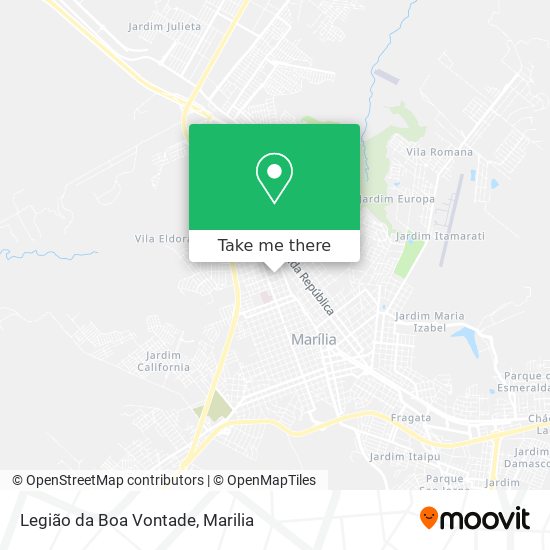 Legião da Boa Vontade map