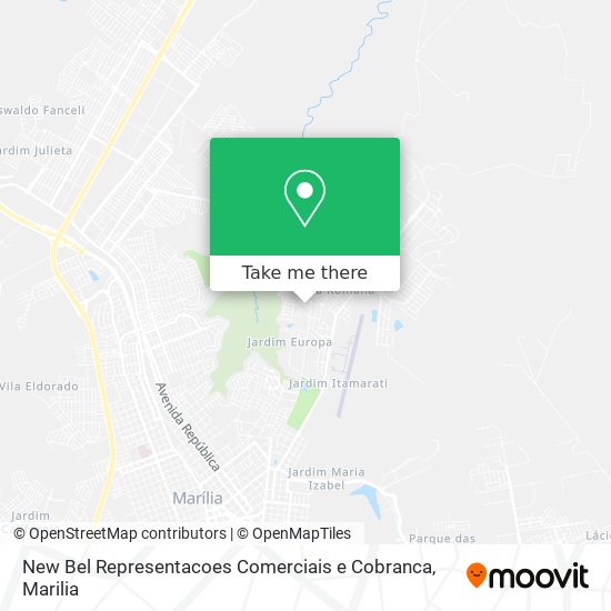 New Bel Representacoes Comerciais e Cobranca map