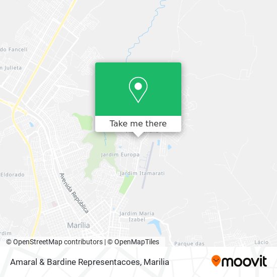 Amaral & Bardine Representacoes map