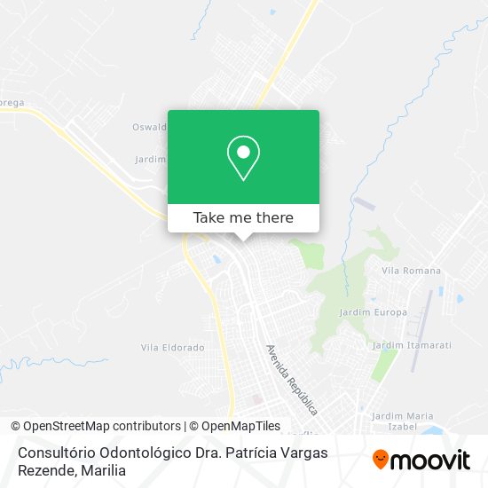 Consultório Odontológico Dra. Patrícia Vargas Rezende map