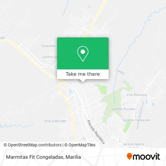 Marmitas Fit Congeladas map