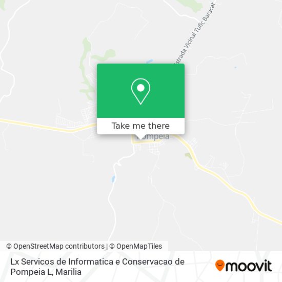 Lx Servicos de Informatica e Conservacao de Pompeia L map