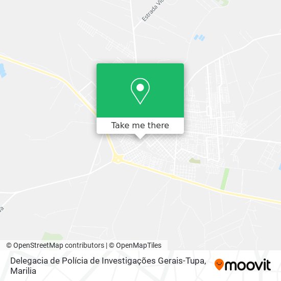 Delegacia de Polícia de Investigações Gerais-Tupa map
