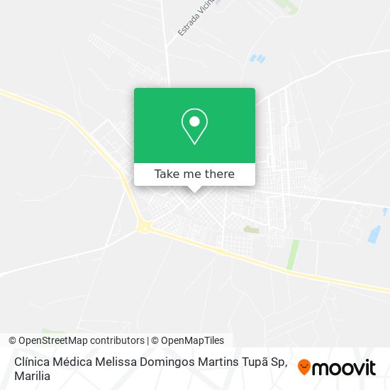 Clínica Médica Melissa Domingos Martins Tupã Sp map