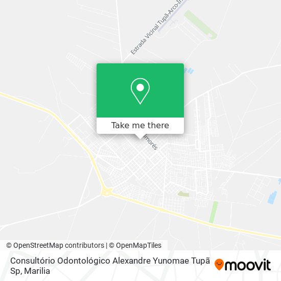 Consultório Odontológico Alexandre Yunomae Tupã Sp map