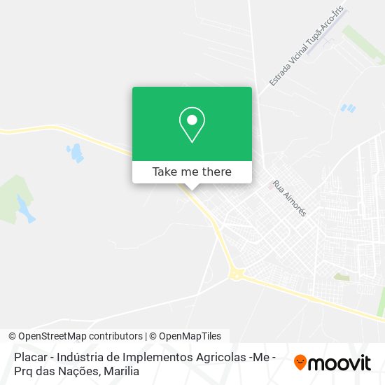 Placar - Indústria de Implementos Agricolas -Me - Prq das Nações map
