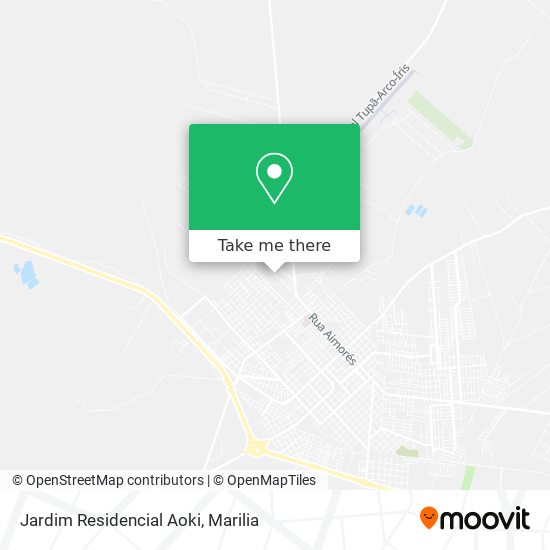 Jardim Residencial Aoki map