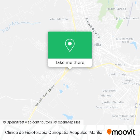 Clínica de Fisioterapia Quiropatia Acapulco map