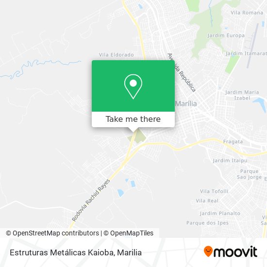 Estruturas Metálicas Kaioba map