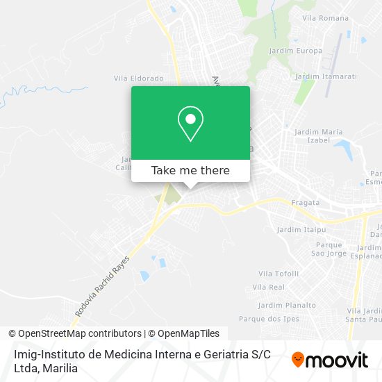 Imig-Instituto de Medicina Interna e Geriatria S / C Ltda map