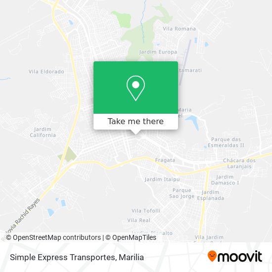 Simple Express Transportes map