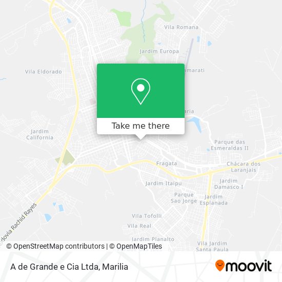 A de Grande e Cia Ltda map