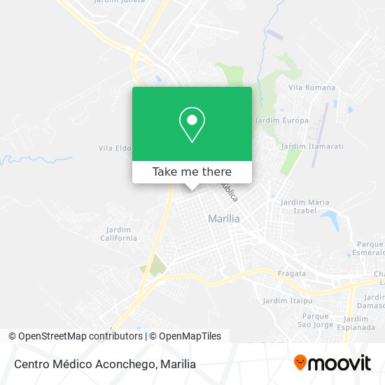 Mapa Centro Médico Aconchego