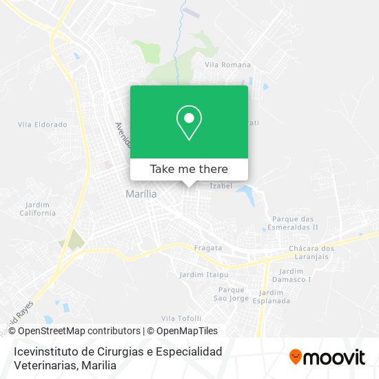 Icevinstituto de Cirurgias e Especialidad Veterinarias map