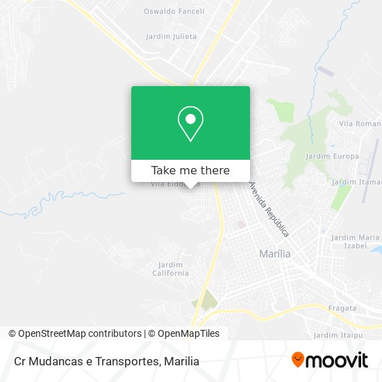 Cr Mudancas e Transportes map
