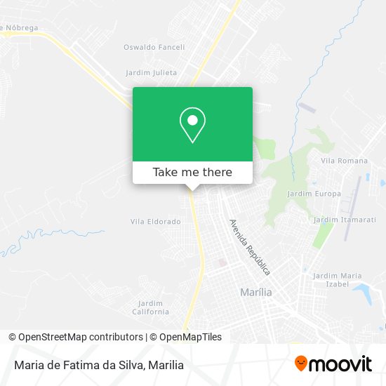 Mapa Maria de Fatima da Silva