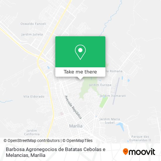 Barbosa Agronegocios de Batatas Cebolas e Melancias map