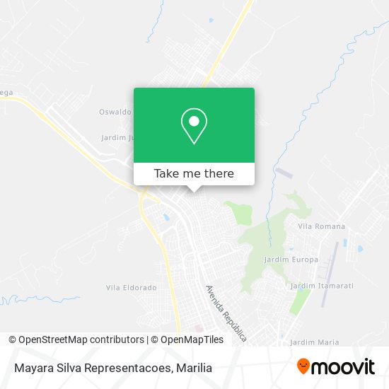 Mayara Silva Representacoes map