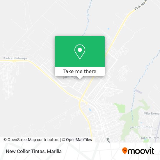 New Collor Tintas map