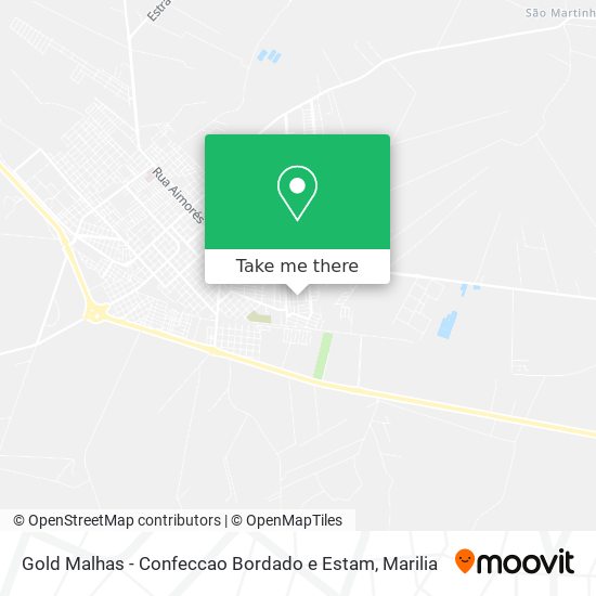 Gold Malhas - Confeccao Bordado e Estam map