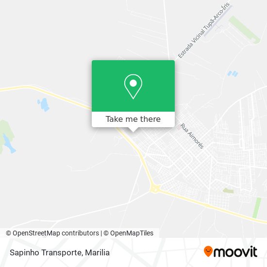 Sapinho Transporte map