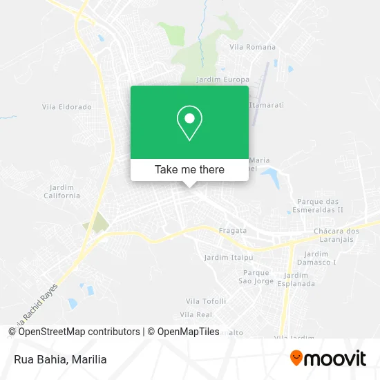 Rua Bahia map