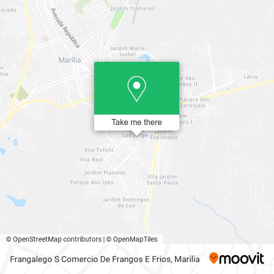 Frangalego S Comercio De Frangos E Frios map