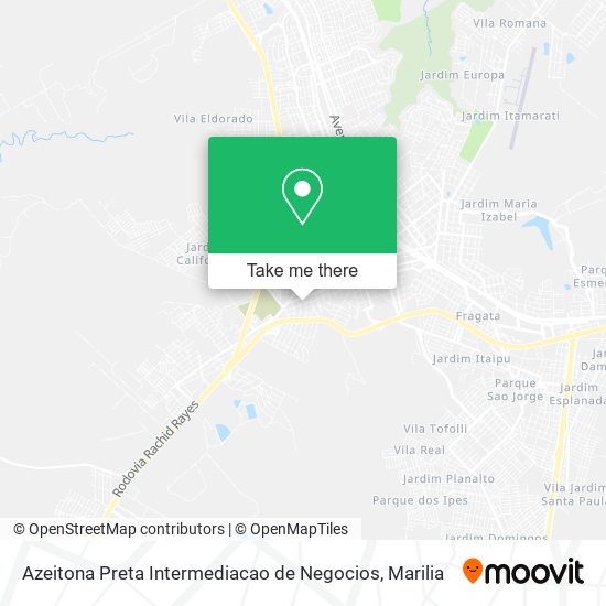Azeitona Preta Intermediacao de Negocios map