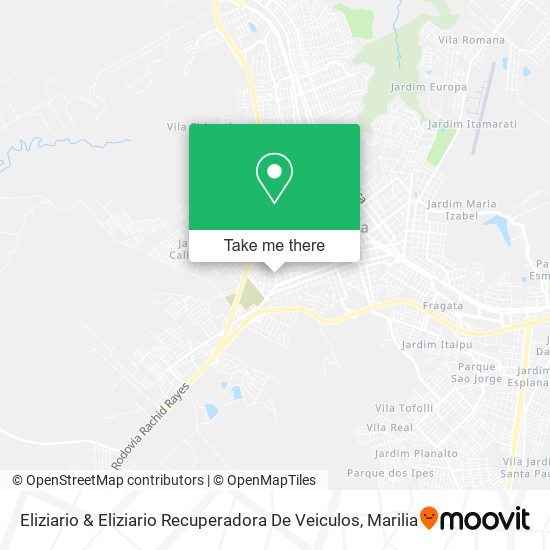 Eliziario & Eliziario Recuperadora De Veiculos map
