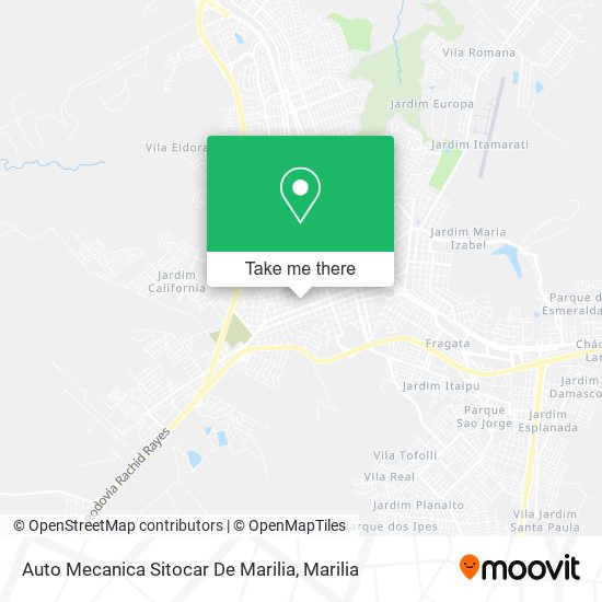 Auto Mecanica Sitocar De Marilia map