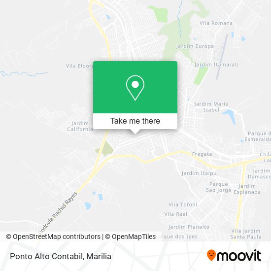 Ponto Alto Contabil map