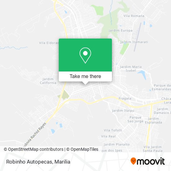 Robinho Autopecas map