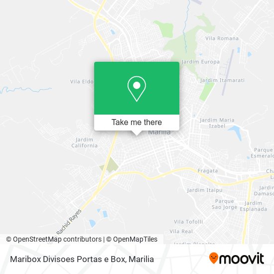Maribox Divisoes Portas e Box map