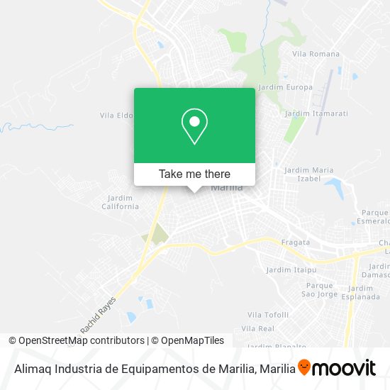 Alimaq Industria de Equipamentos de Marilia map
