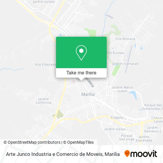 Arte Junco Industria e Comercio de Moveis map