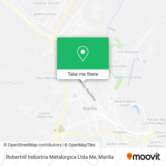 Robertnil Indústria Metalúrgica Ltda Me map
