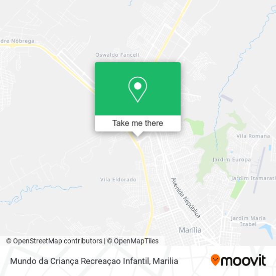 Mundo da Criança Recreaçao Infantil map