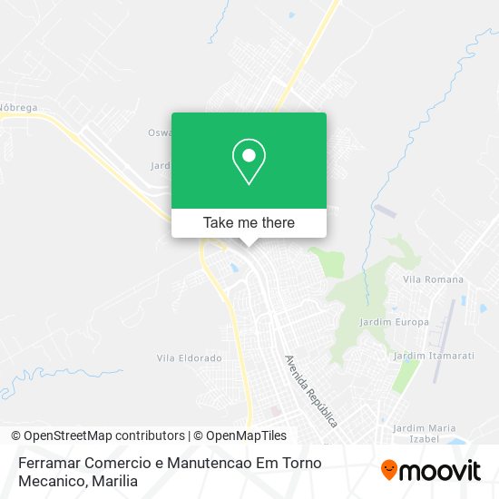 Ferramar Comercio e Manutencao Em Torno Mecanico map