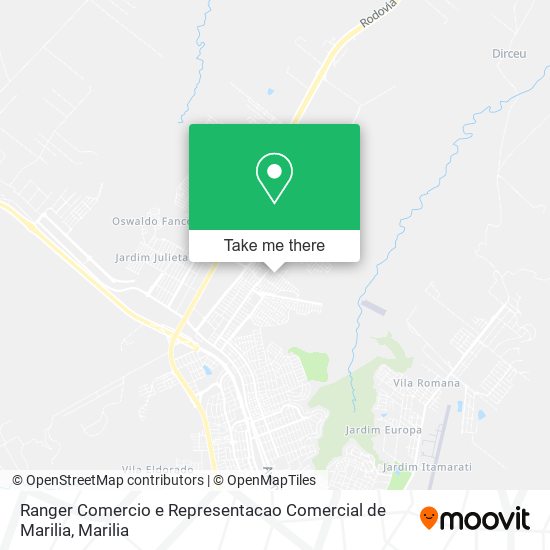 Ranger Comercio e Representacao Comercial de Marilia map