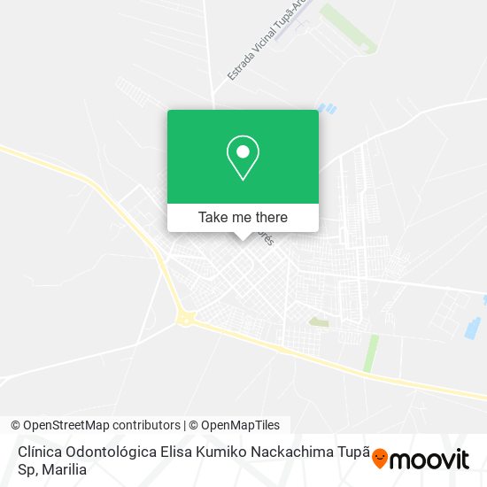 Clínica Odontológica Elisa Kumiko Nackachima Tupã Sp map
