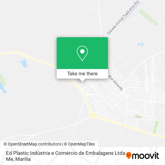 Ed Plastic Indústria e Comércio de Embalagens Ltda Me map