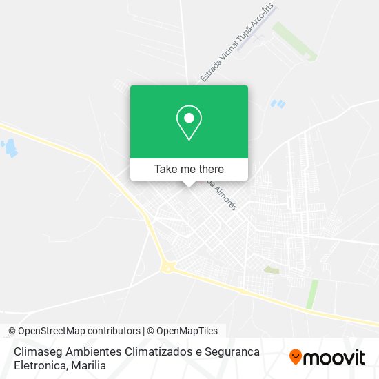 Climaseg Ambientes Climatizados e Seguranca Eletronica map