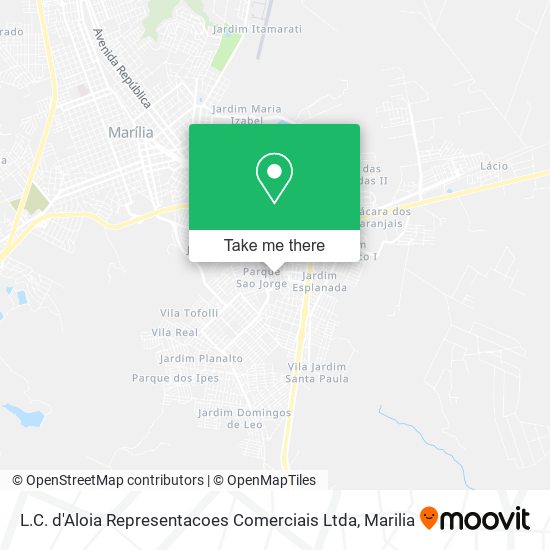 Mapa L.C. d'Aloia Representacoes Comerciais Ltda