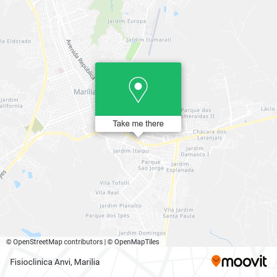 Fisioclinica Anvi map