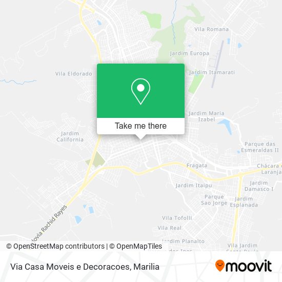Via Casa Moveis e Decoracoes map