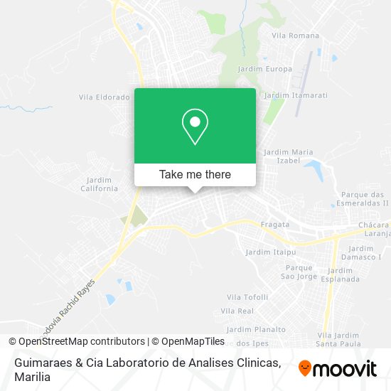 Guimaraes & Cia Laboratorio de Analises Clinicas map