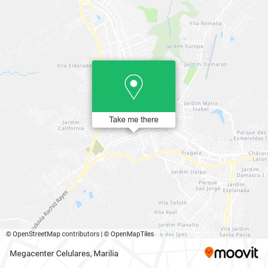 Megacenter Celulares map