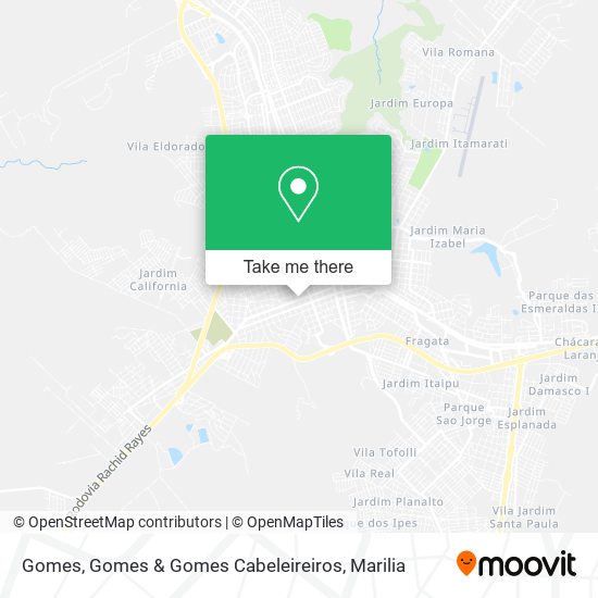 Mapa Gomes, Gomes & Gomes Cabeleireiros